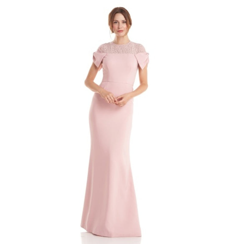 JS Collections - Womens Annalise Bow Mermaid Gown