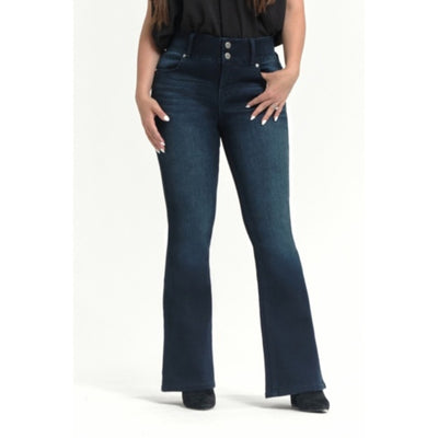 1822 Denim - Womens Petite 29" Shapewear Fit & Lift Flare