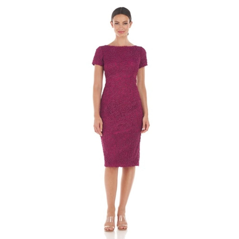 JS Collections - Womens Melanie Cap Sleeve Midi Dress