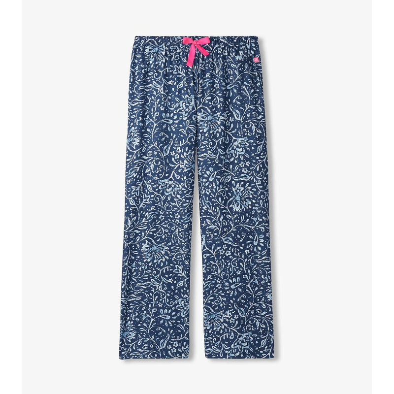 Little Blue House - Unisex Batik Flowers Pj Pants in a Bag