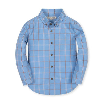 Hope & Henry - Boys Organic Stretch Poplin Shirt