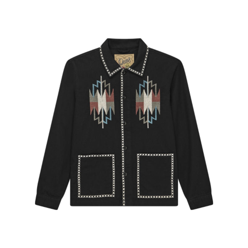 Deus Ex Machina - Mens Black Lodge Souvenir Shirt