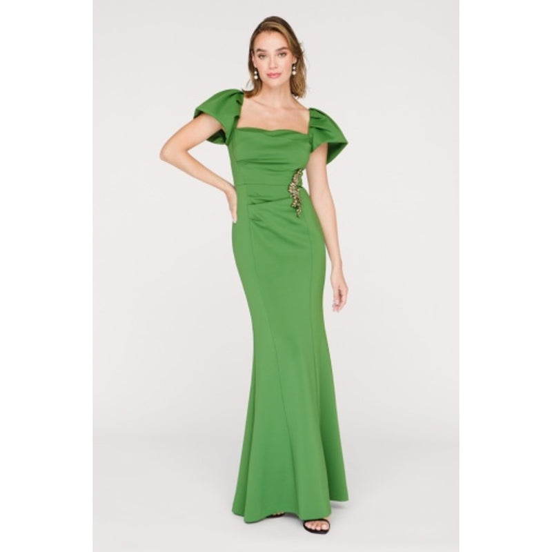 JS Collections - Womens Scotlyn Flutter Sleeve Mermaid