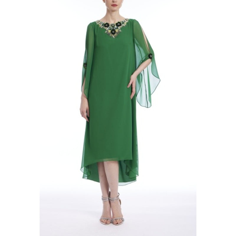 Badgley Mischka - Womens Bead Neck Caftan