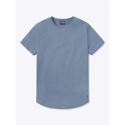 Cuts - Mens Ao Curve-Hem Tee - Cadet Blue