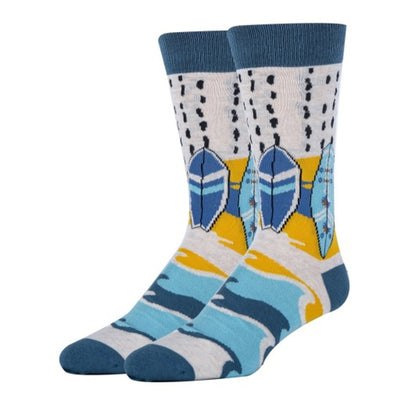 Oooh Yeah - Mens Ocean Child-Novelty-Mens Crew Socks