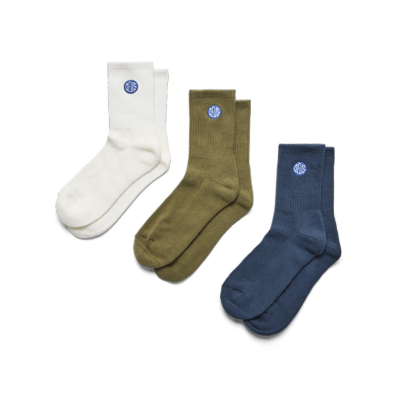 Deus Ex Machina - Mens Crosland 3-Pack Socks