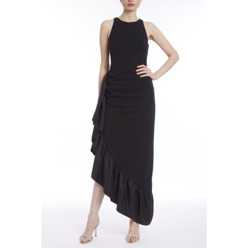 Badgley Mischka - Womens Taffeta Ruffle Hem