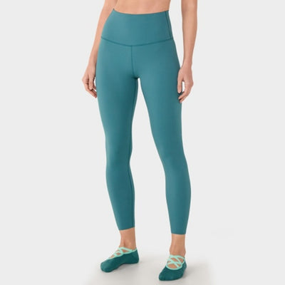 Thirty Three Threads - Unisex High Waisted 7/8 Tight Teal - Teal