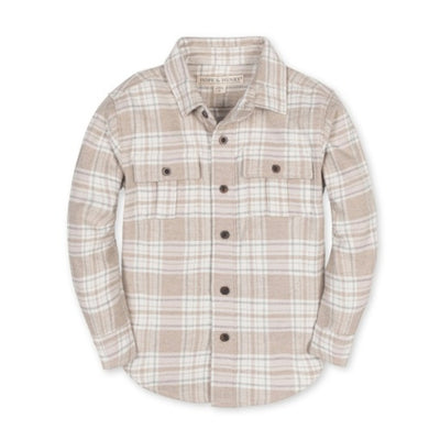 Hope & Henry - Boys Organic Flannel Double Pocket Shirt