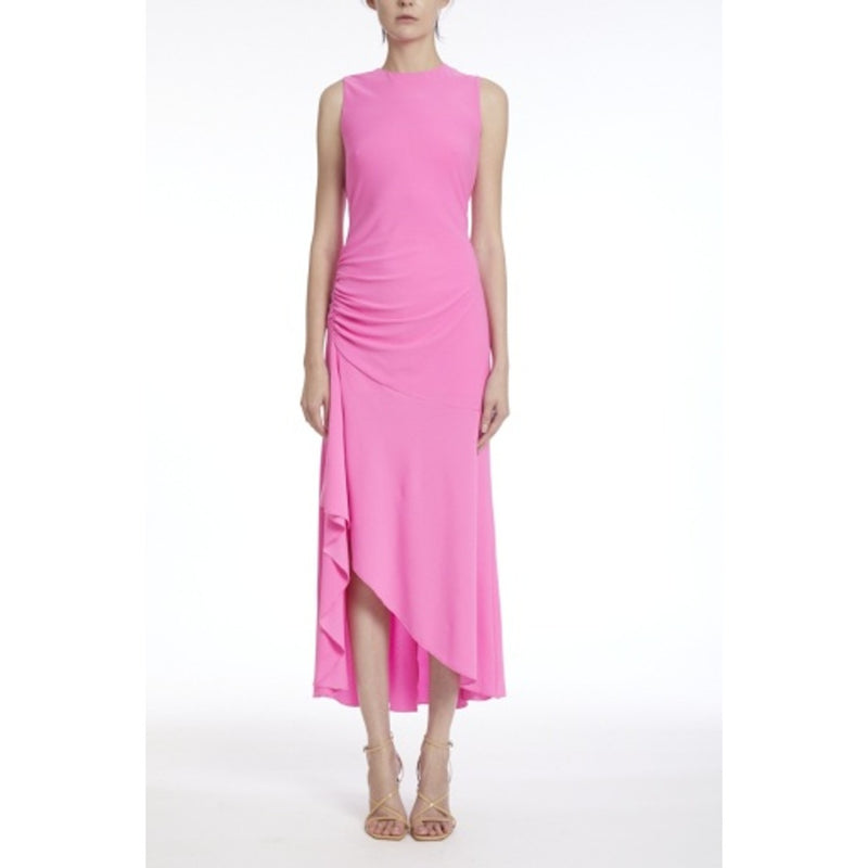 Badgley Mischka - Womens Jersey Flounce Hem