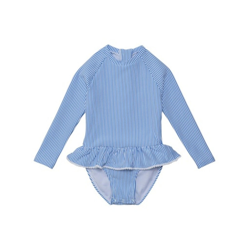 Snapper Rock - Girls Parisian Summer Long Sleeve Skirt Surf Suit