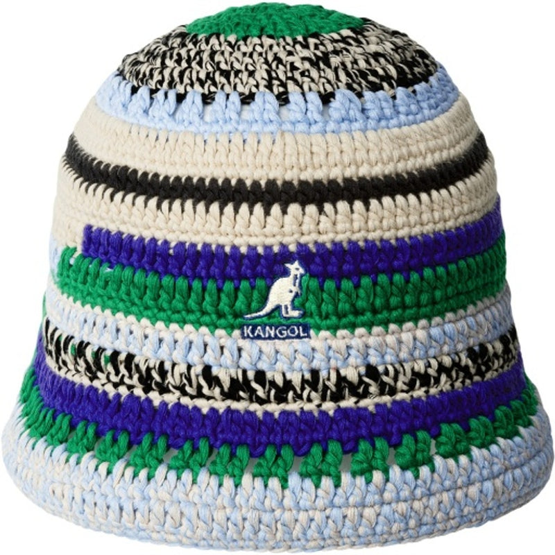 Kangol - Unisex Irregular Stripes Crochet Slouch