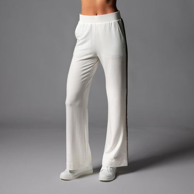 Thirty Three Threads - Unisex Cozy Wide Leg Pant Coconut Ebony