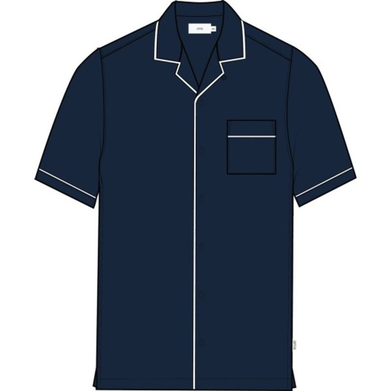 Onia - Mens Piped Tencel Convertible Vacation Shirt