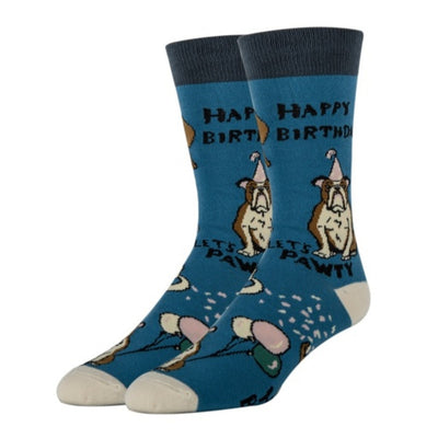 Oooh Yeah - Mens Crew Socks-Happy Pawty