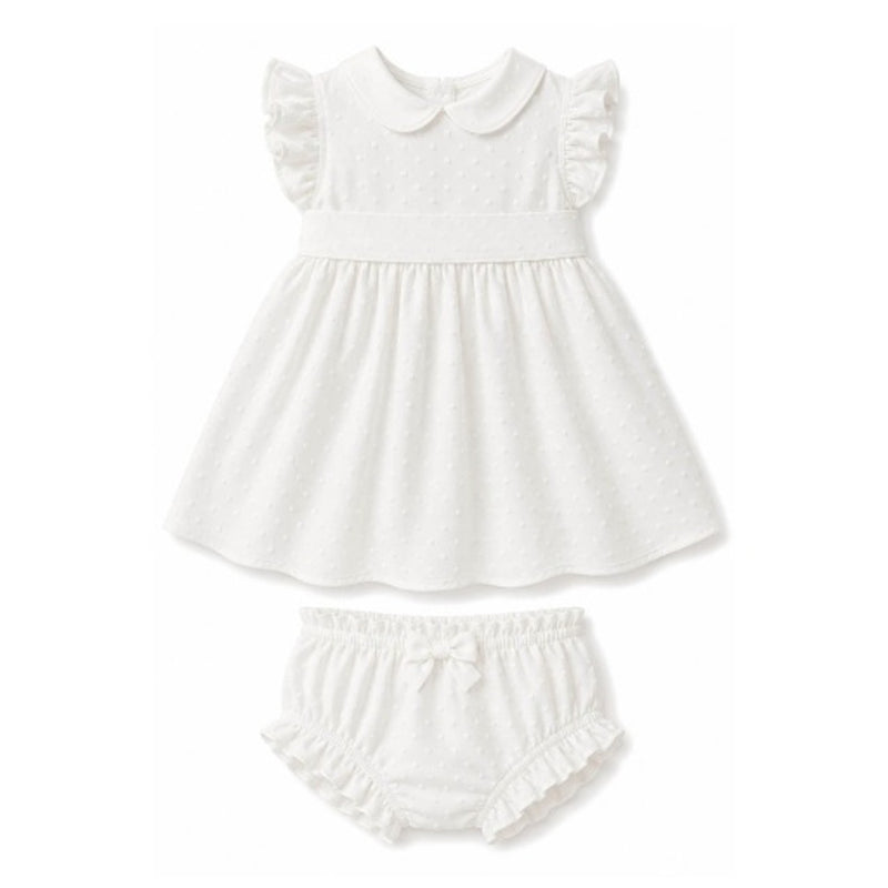 Hope & Henry - Baby Organic Peter Pan Collar Party Dress