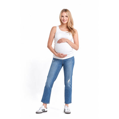 1822 Denim - Womens Maternity 28" Straight with Bellyband