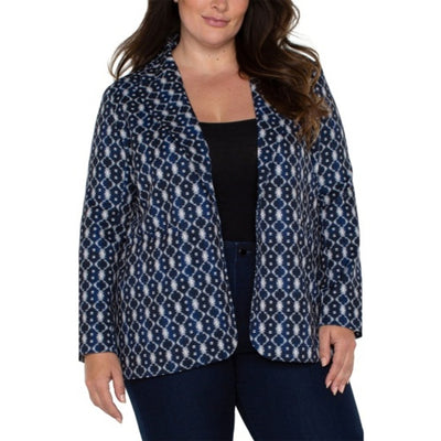 Liverpool Los Angeles - Womens Button Front Boyfriend Blazer