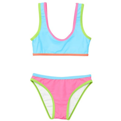 Snapper Rock - Girls Candy Colorblock Crop Bikini