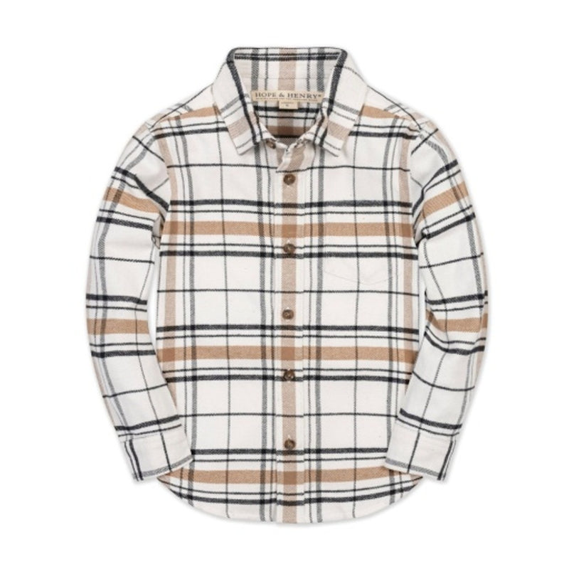 Hope & Henry - Boys Organic Flannel Shirt