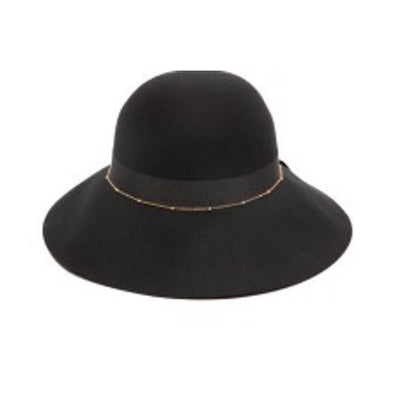 San Diego Hat Company - Royale Womens Wool Felt Round Crown Floppy