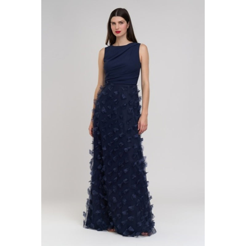 JS Collections - Womens Zenaida Sleeveless a Line Gown