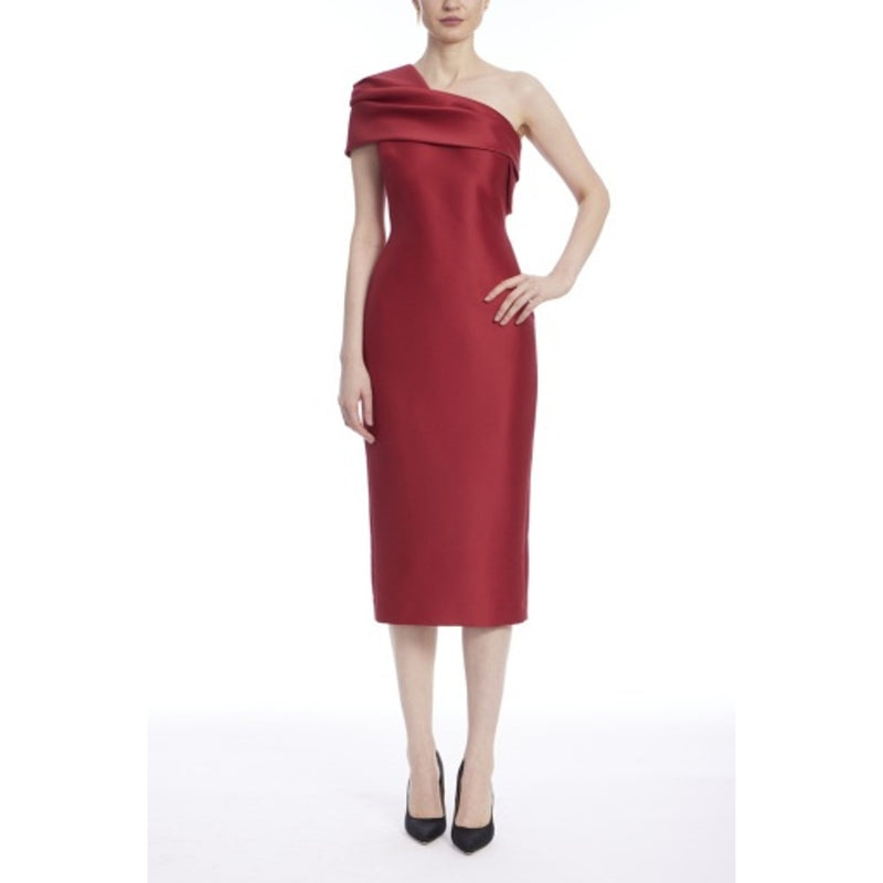 Badgley Mischka - Womens Pleated One Shld