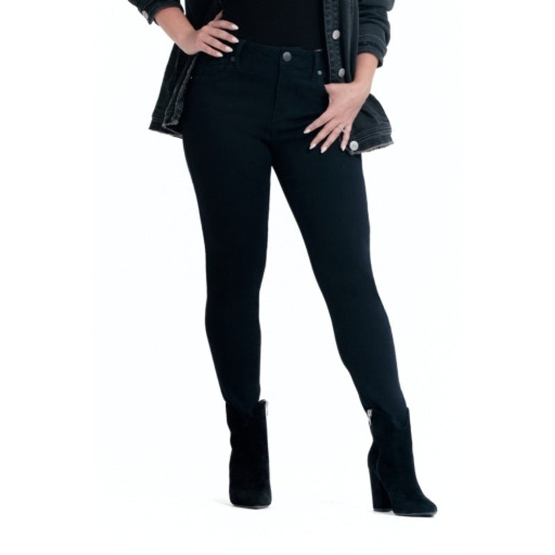 1822 Denim - Womens Petite 26" Mid-Rise Ankle Skinny