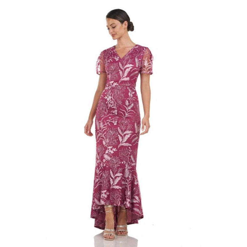 JS Collections - Womens Katie High-Low Gown