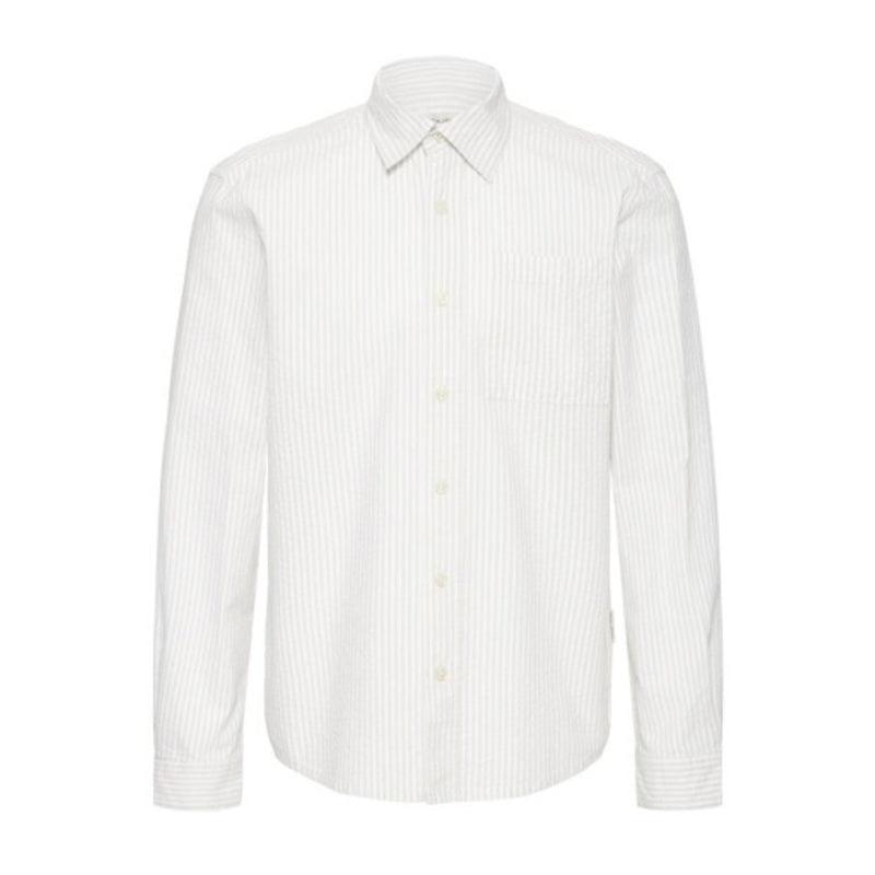 DK Company - Mens Cfjaevon Long Sleeve Seersucker Shirt