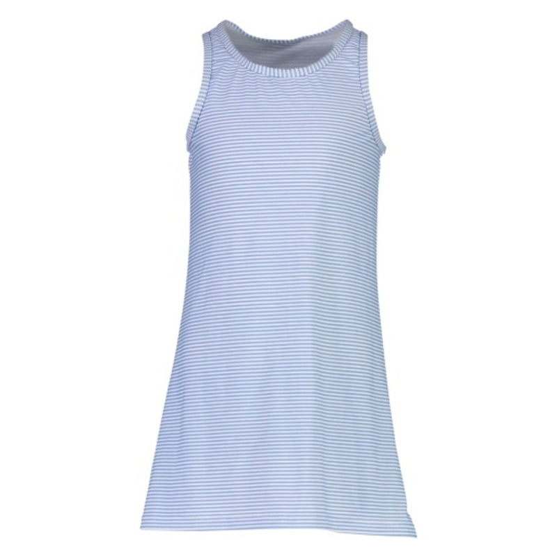 Snapper Rock - Girls Blue & White Stripe Swim Dress