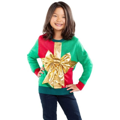 Tipsy Elves - Kids Youth Little Present Sweater