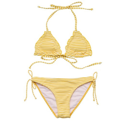 Snapper Rock - Girls Sunshine Stripe Teen Triangle Bikini