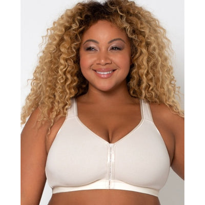 Ariela - Womens Cotton Luxe Front and Back Close Wireless Bra
