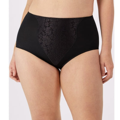 Hanes - Womens Bali Lace Panel Shaping Brief 2-Pack