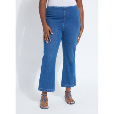 Lysse - Womens Ankle Denim Baby Bootcut Curvy