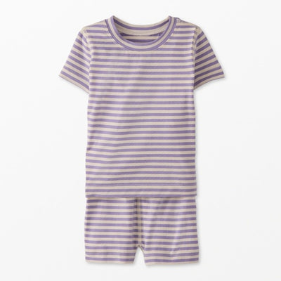 Hanna Andersson - Kids Striped Short John Pajama Set in Hannasoft™