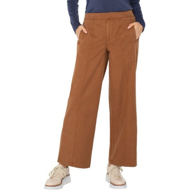Liverpool Los Angeles - Womens Wide Leg Trouser with Elastic Back Wb