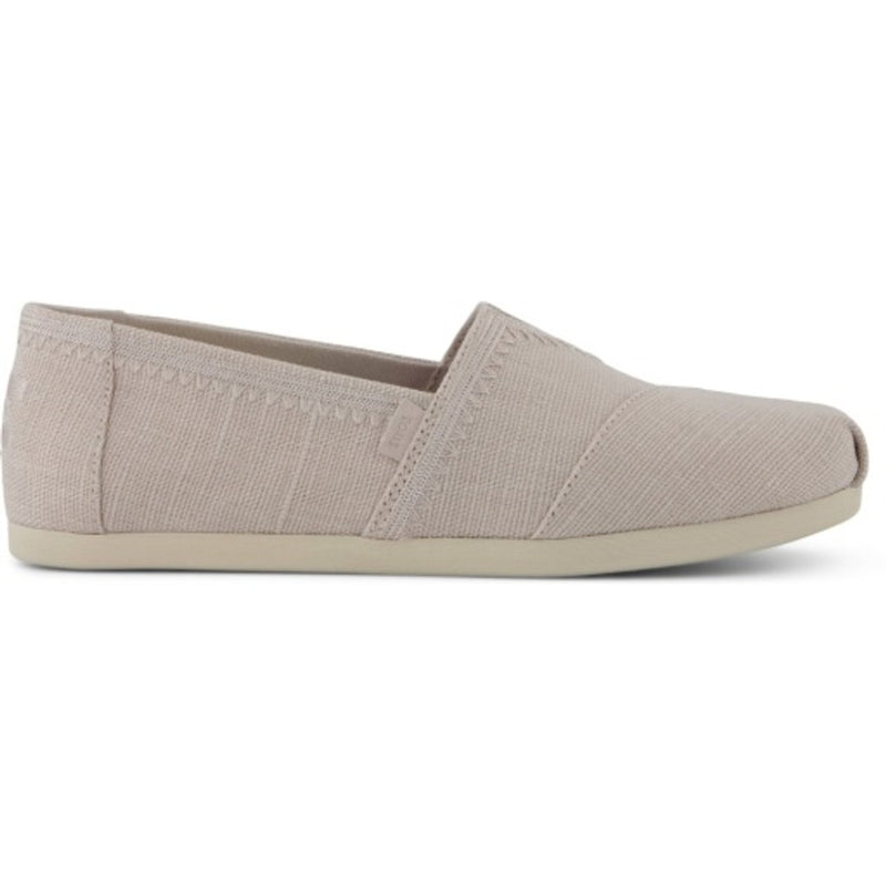 TOMS - Womens Alpargata Classic - Soft Grey Heritage Canvas/Embroidery