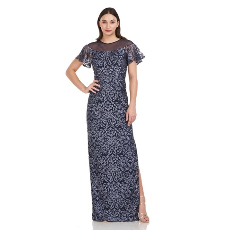 JS Collections - Womens Celestina Column Gown