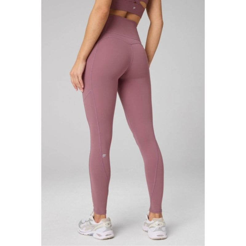 Fabletics - Womens Oasis High-Waisted Legging - Mushroom Mauve