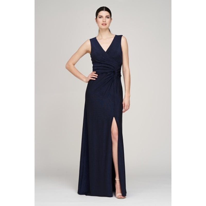 JS Collections - Womens Delphine Draped Gown