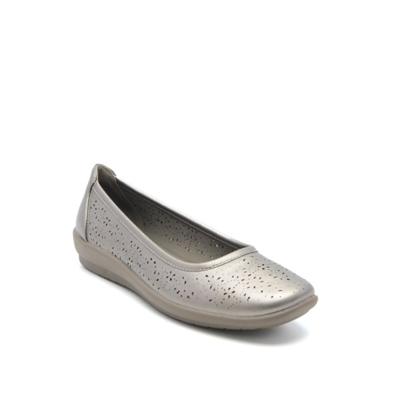 Easy Spirit - Womens Alessia 3 Ballet Flat - Pewter 061