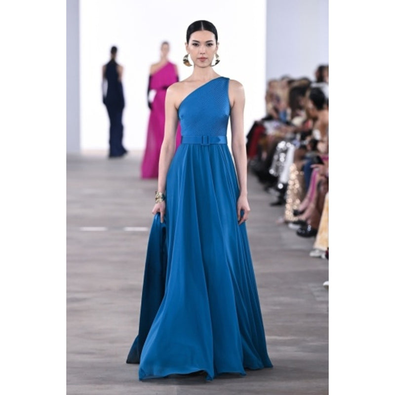 Badgley Mischka - Womens One Shldr Trapunto