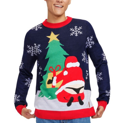 Tipsy Elves - Mens Winter Whale Tale Sweater