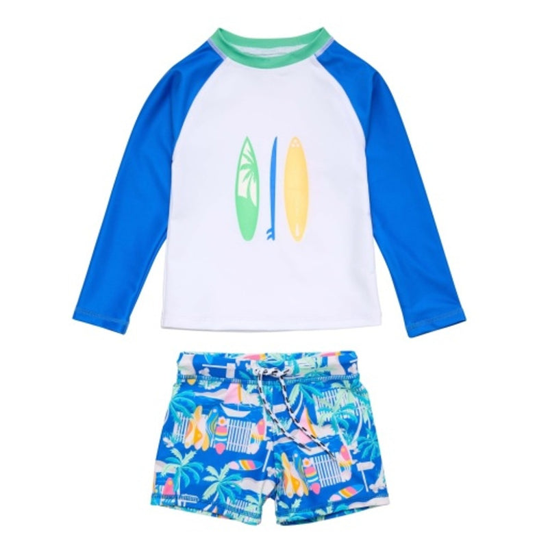 Snapper Rock - Boys Breakwater Beach Long Sleeve Set