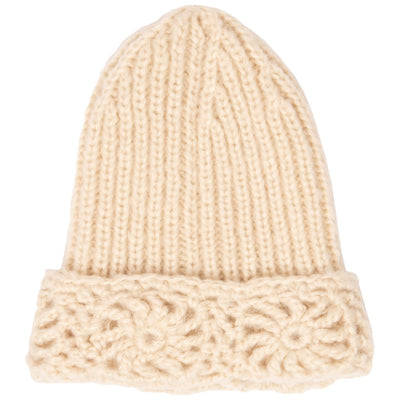 San Diego Hat Company - Laura Granny Square Cuff Knit Beanie [Knh1517]