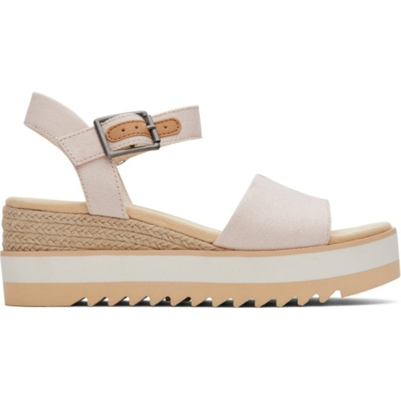TOMS - Womens Diana Sandal - Dusty Peach Heavy Canvas