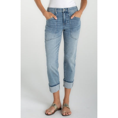 Liverpool Los Angeles - Womens Marley Cropped Girlfriend Cuffed 28"/25" Ins